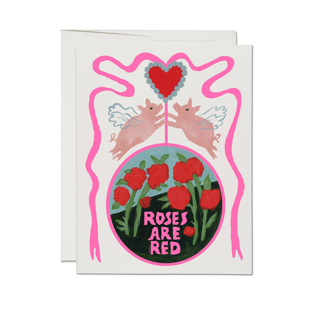 Ribbons and Roses greeting card