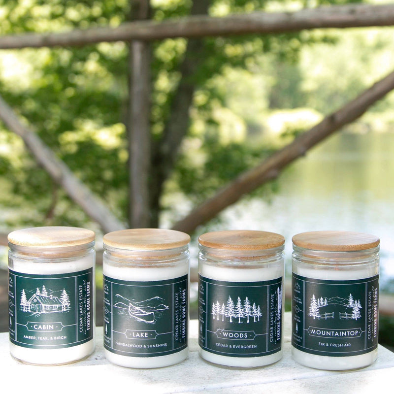 Soy Candle, Mountaintop, Woody & Fresh