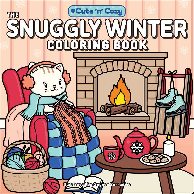 Snuggly Winter Coloring Book by