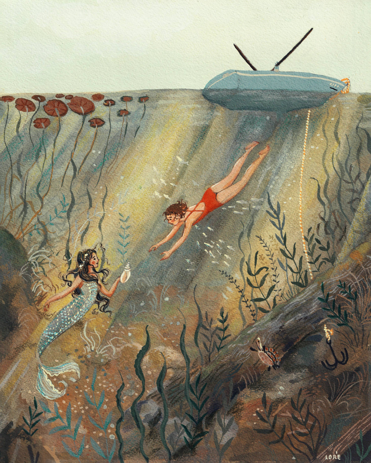 Magic in the Lake Card