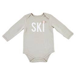 Winter Wonderland LS Snapshirt-Ski 6-12 month