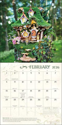 Fairy Houses 2026 Wall Calendar by Sally J Smith