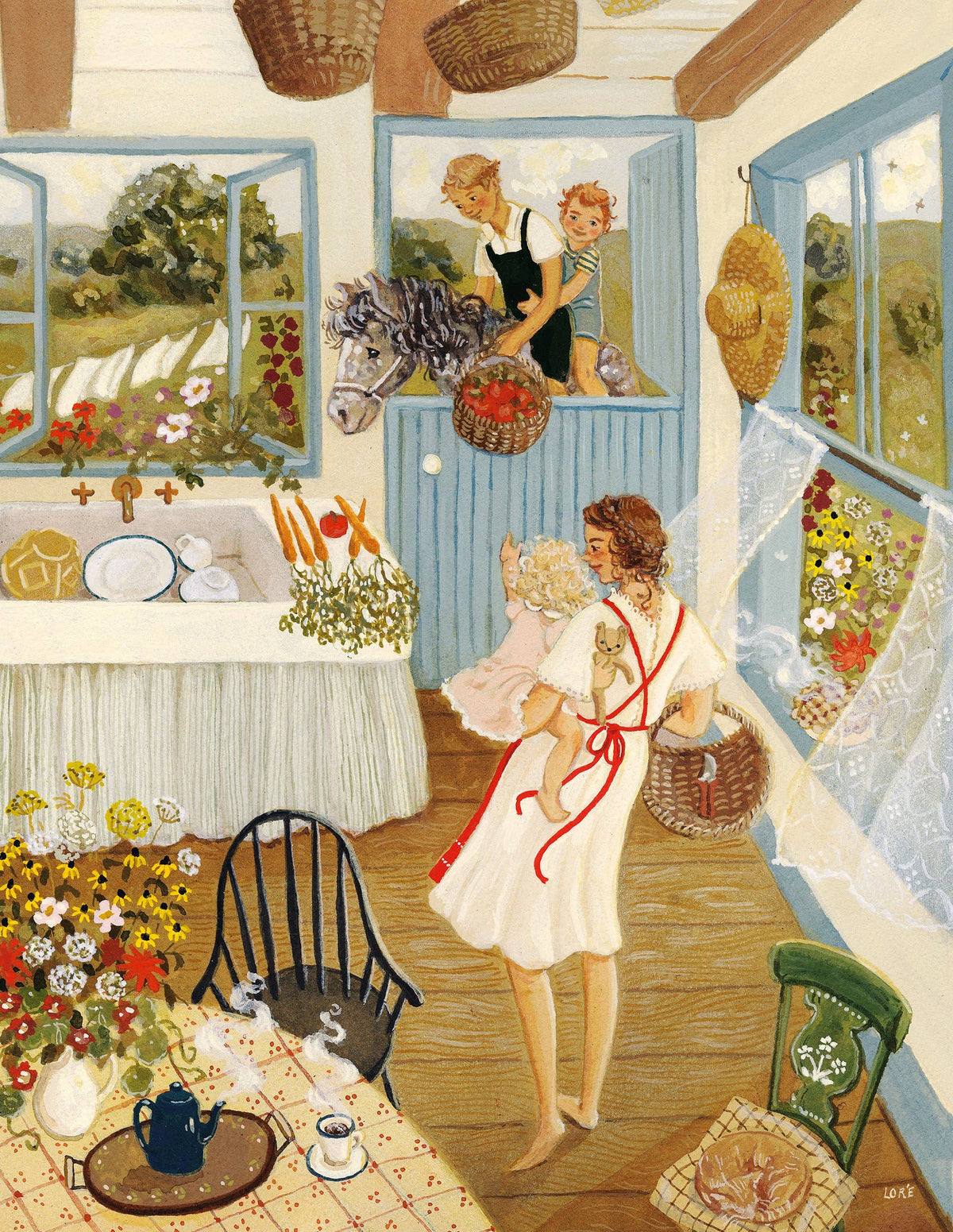 Bright Days Art Print