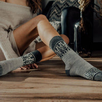 Nordic Socks Merino Wool in PERFORM™ (Yule - Ash) - Unisex