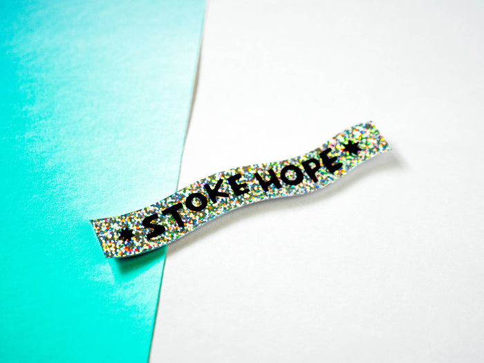 Stoke Hope - Holographic Swirl Sticker