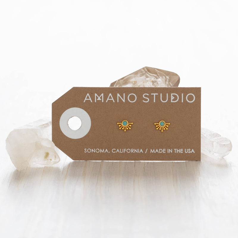 Rays of Light Stud Earrings