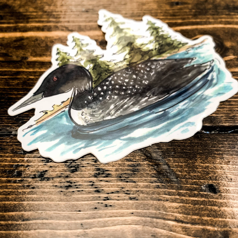 Loon Vinyl Sticker