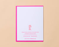 Weird & Wonderful Wedding Letterpress Greeting Card Spring Easter