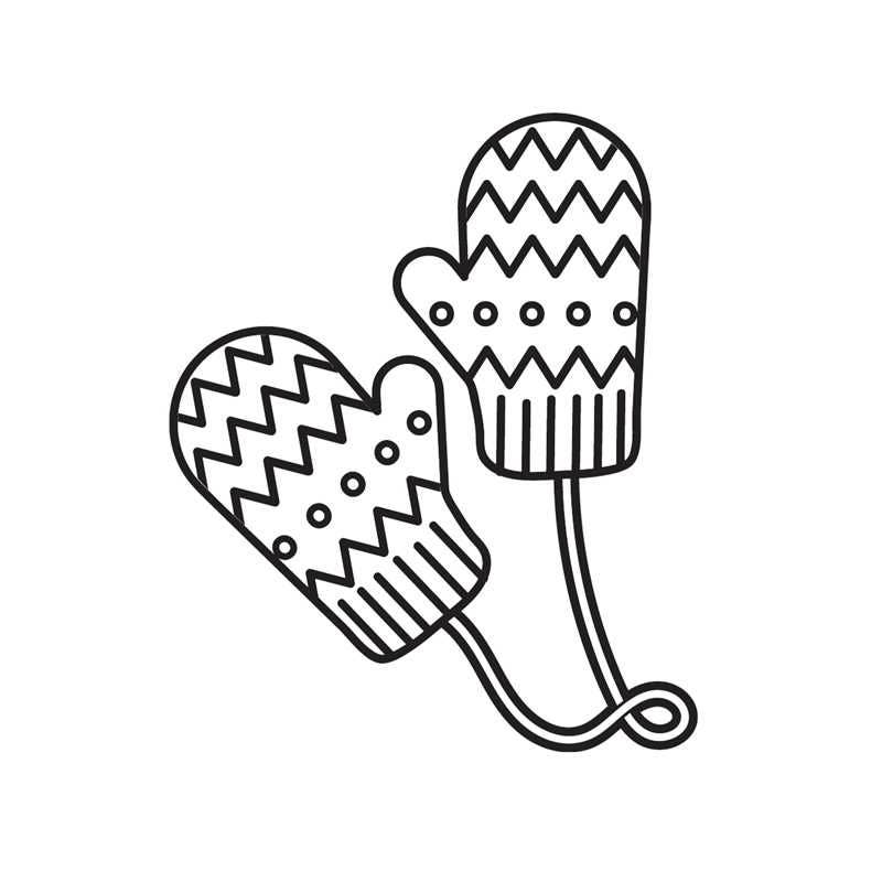 Winter Wonder Mini Coloring Book by