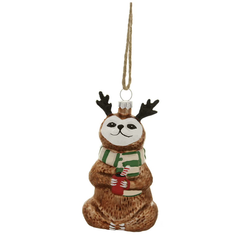 Festive Sloth Ornament