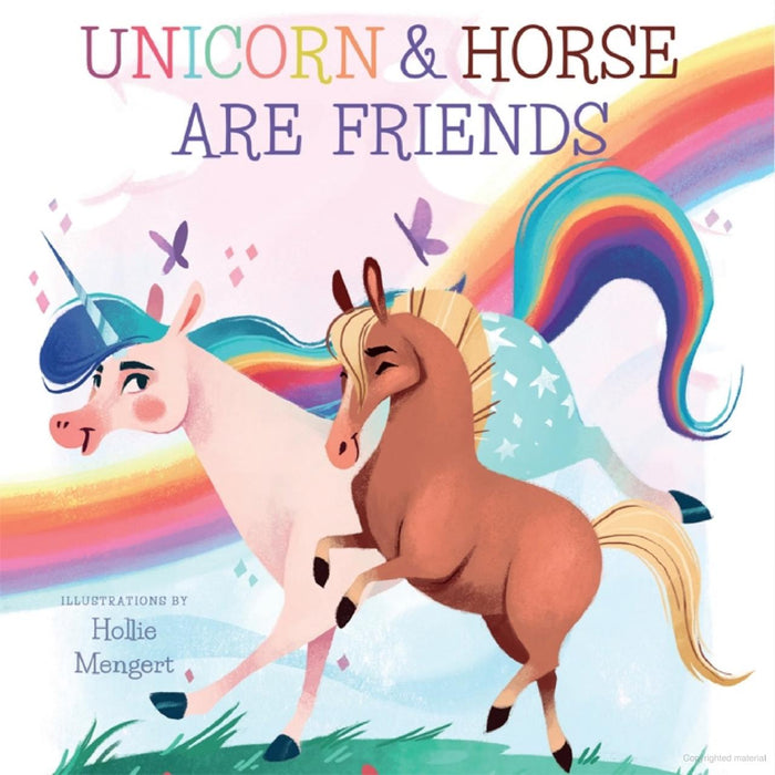 Unicorn And Horse are Friends