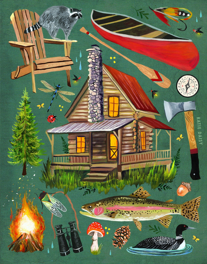 Cabin Life Print