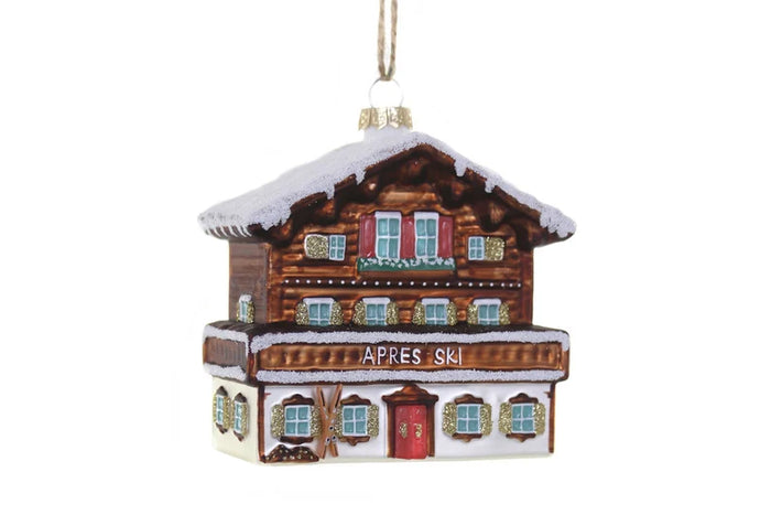 Ski Chalet Ornament