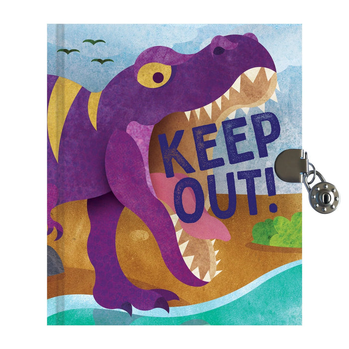 T-Rex Keep Out! Locked Diary