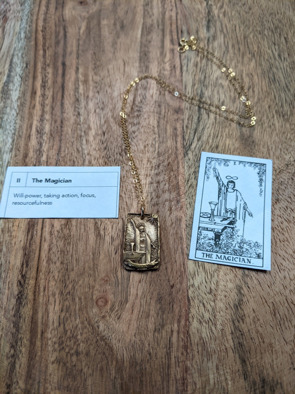 The Magician Tarot Necklace