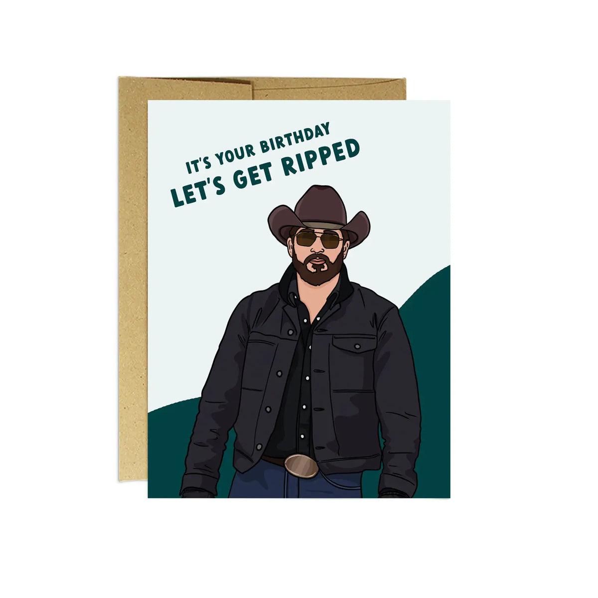 Let's Go Cowboys Greeting Card