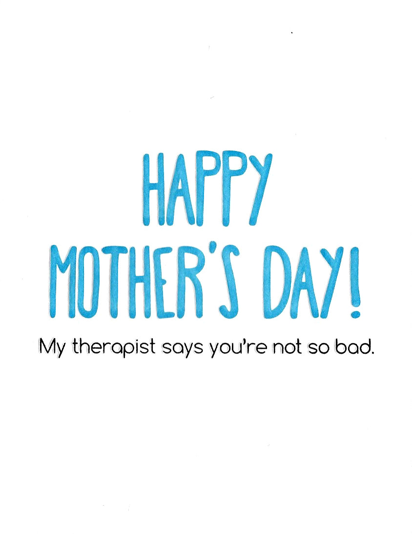 Therapist Mother’s Day Card