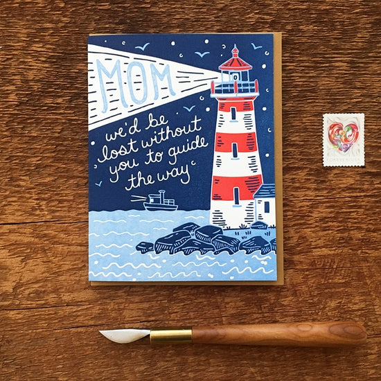 Lighthouse Mother’s Day Card