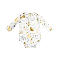 Pretty Kitties Peter Pan Collar Bodysuit