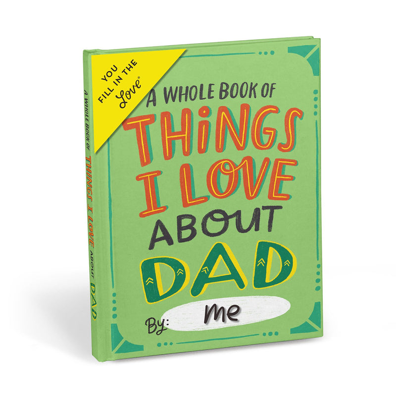 About Dad Fill in the Love® Book