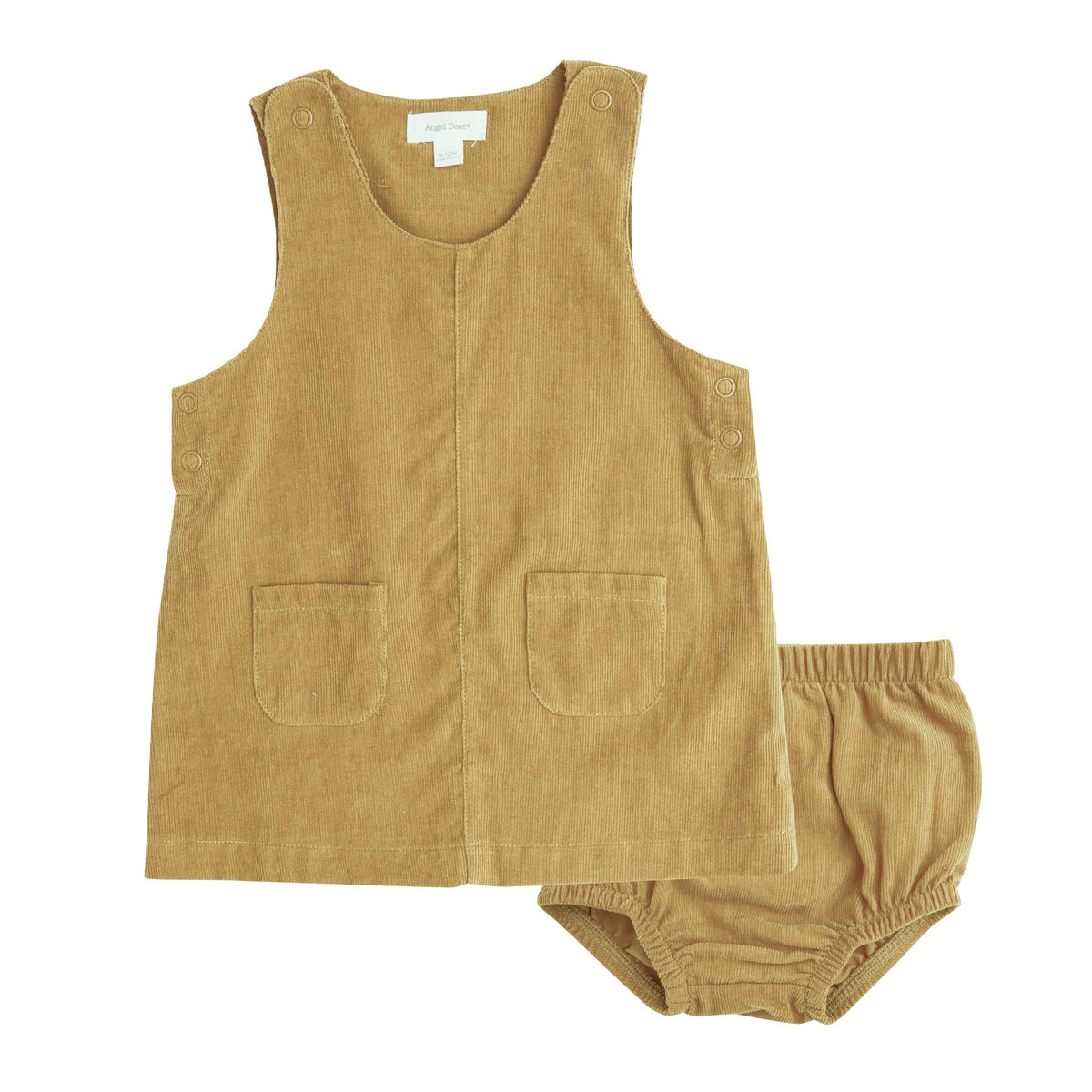 Mustard Corduroy Mod Dress