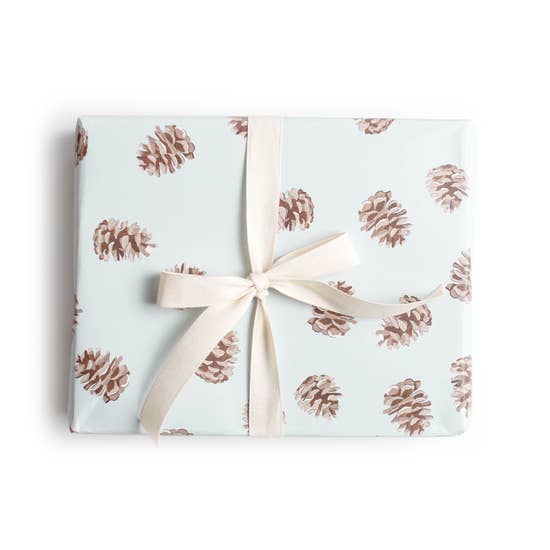 Pinecones Gift Wrap - Roll