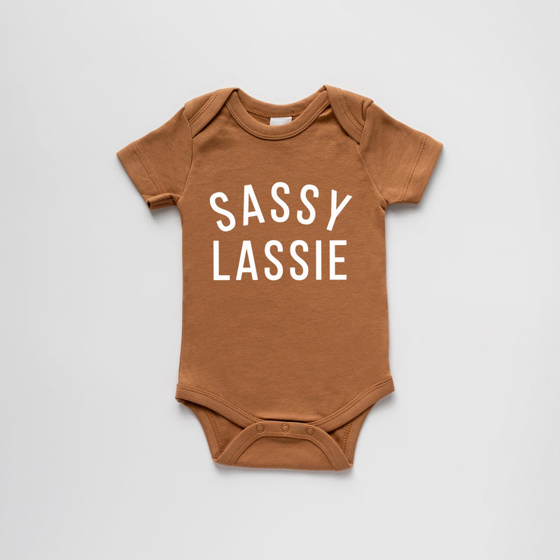 Camel Organic Sassy Lassie Baby Bodysuit
