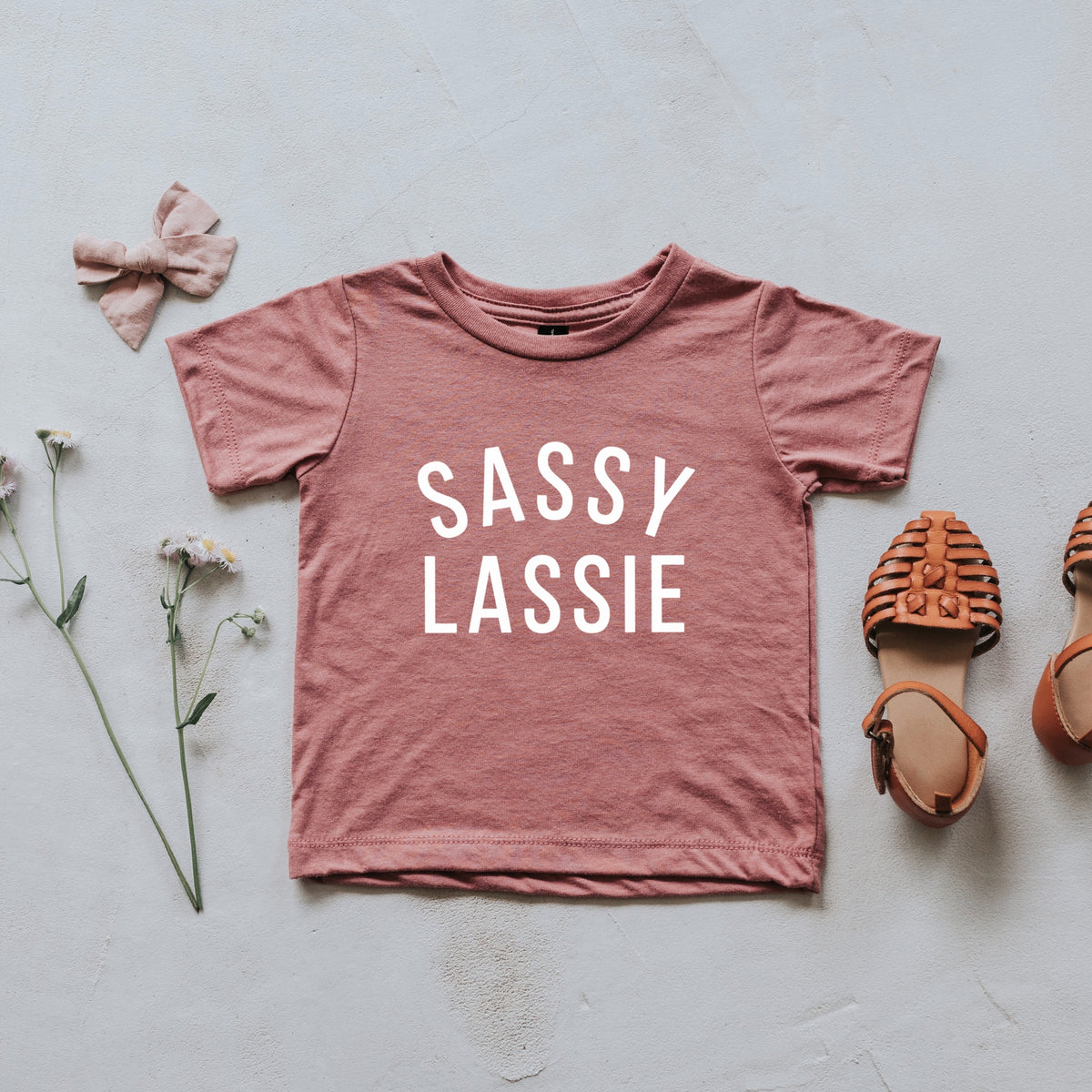 Sassy Lassy Tee - Mauve