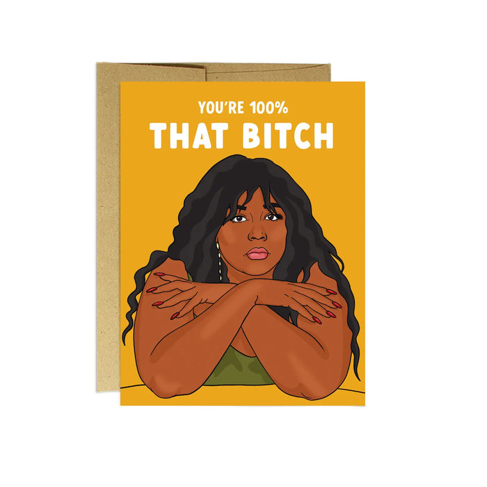 Lizzo 100% That B**** Card