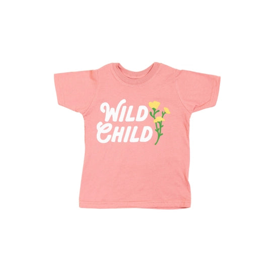 Wild Child Tee | Rose - Toddler Sizes