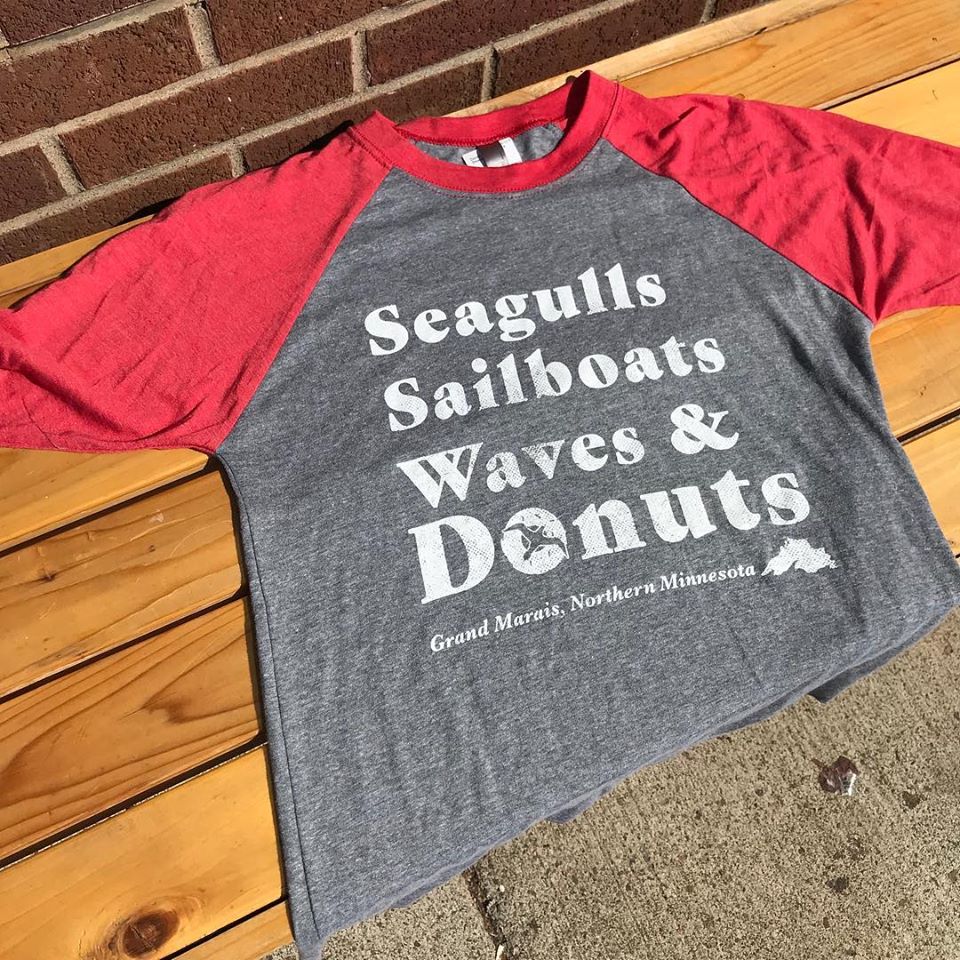 Seagulls & Donuts -  3/4 Sleeve Shirt