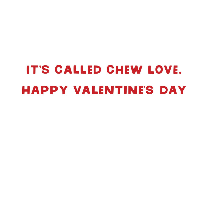 Chew Love Valentine's Day Card