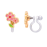 Little Pink Flower | Clip On Cutie Earrings