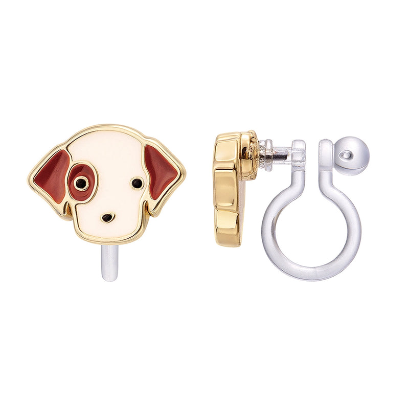 Perky Puppy | Clip On Cutie Earrings