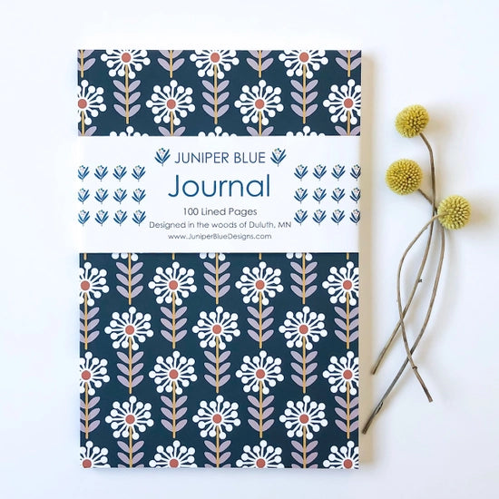 Dandelion Midnight Lined Journal
