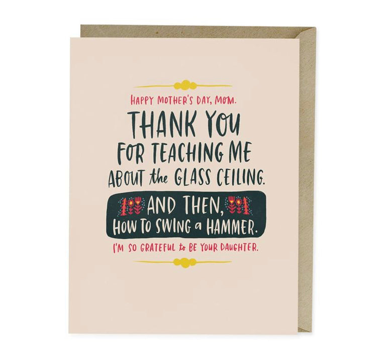 Glass Ceiling Mother’s Day Card