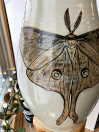 Luna Moth Vase