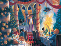 Christmas at Hogwarts: 500 Piece Puzzle