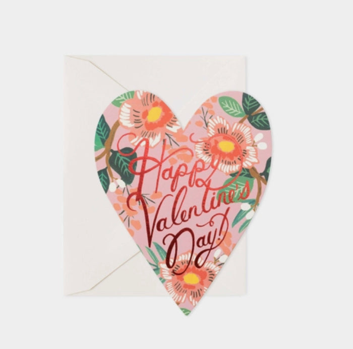 Heart Blossom Valentine's Day Card