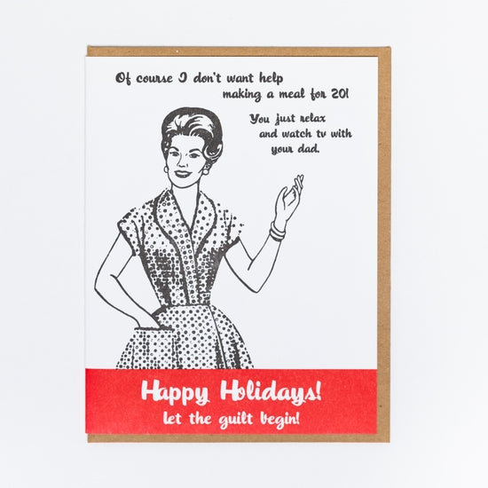 Holiday Guilt Trip Card
