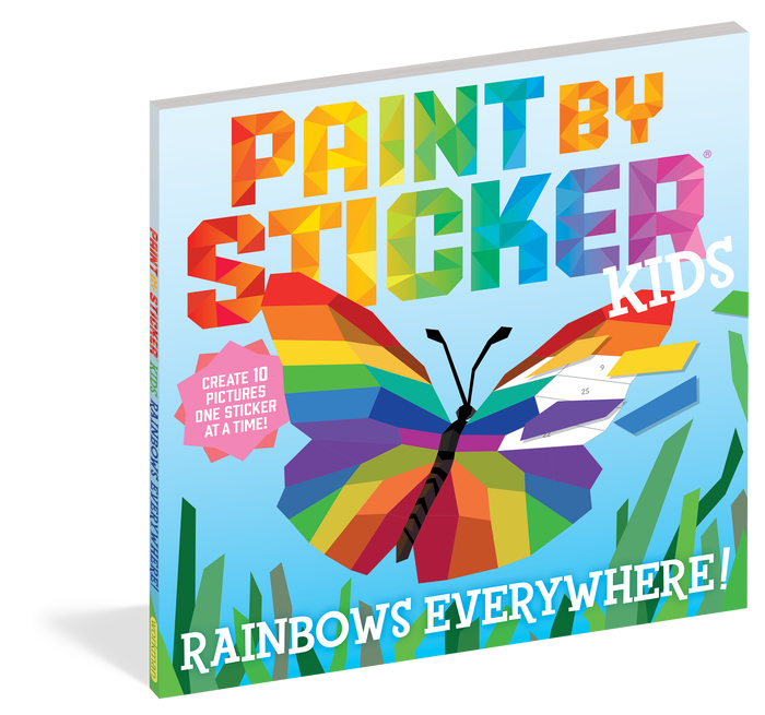 Paint By Stickers Kids: Rainbows Everywhere