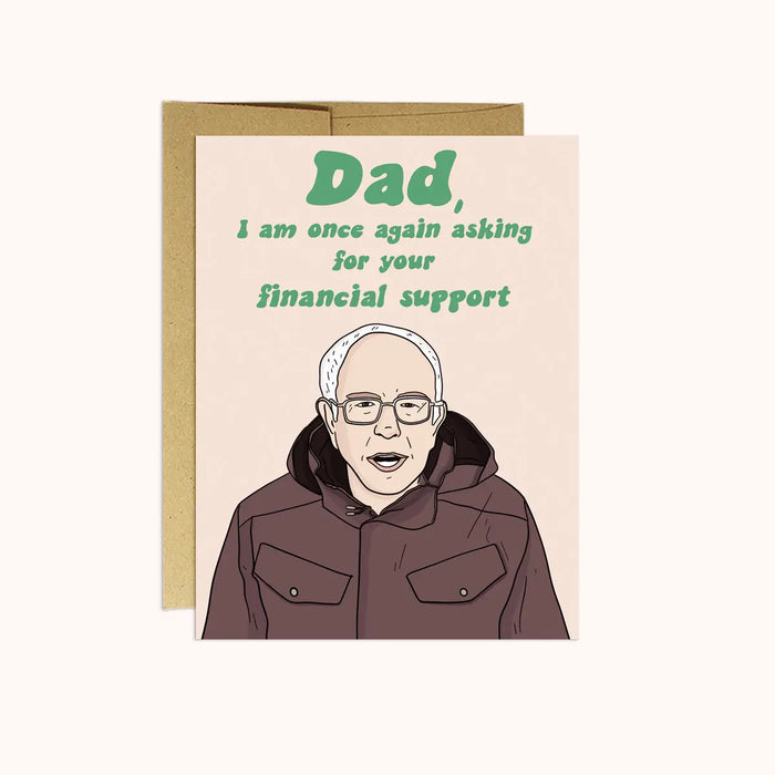 Financial Support Fathers Day Card