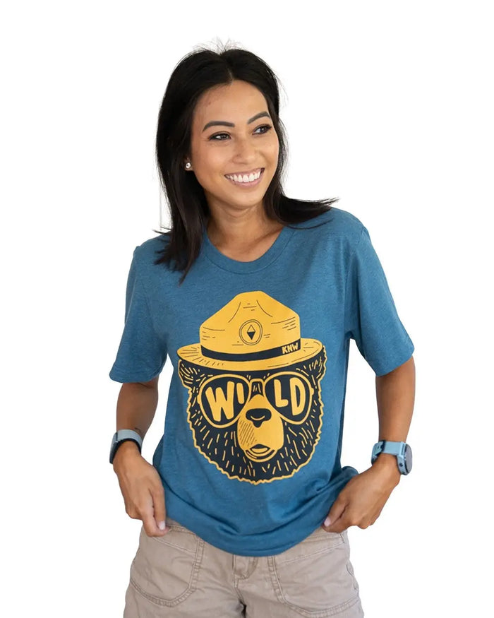 Wildbear Unisex T-Shirt — Glacier Blue