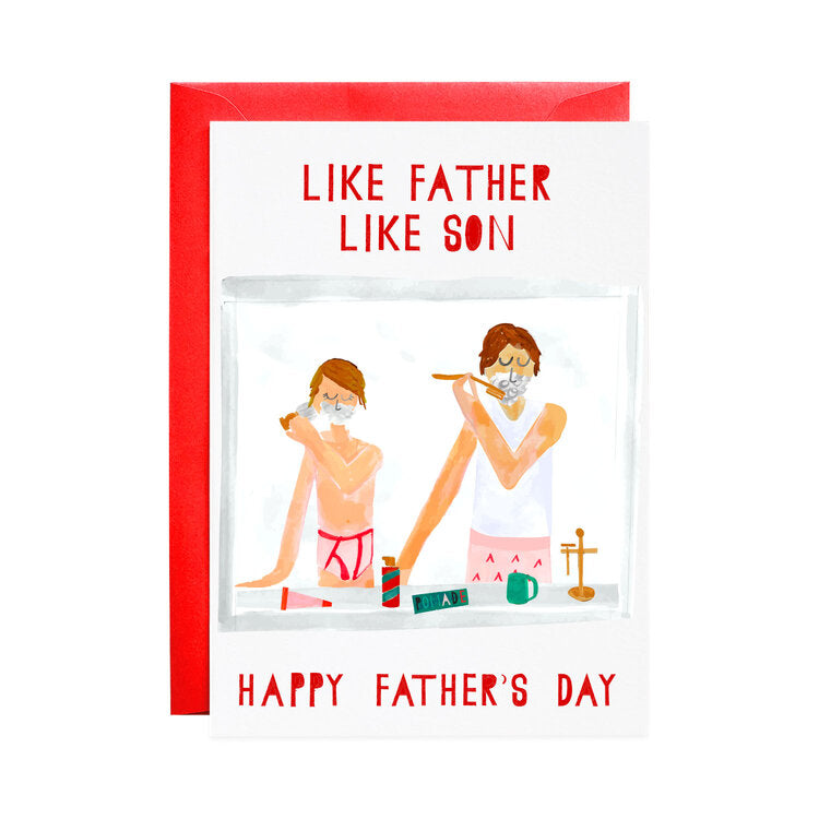 Pass the Shaving Cream Father's Day Card