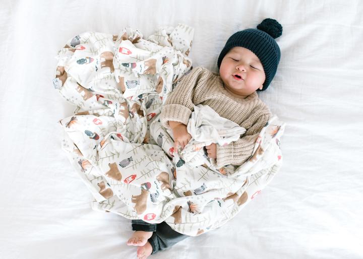 Lumberjack Knit Swaddle