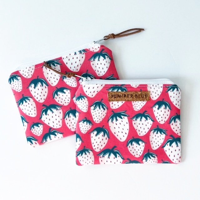 White Strawberries Mini Bag