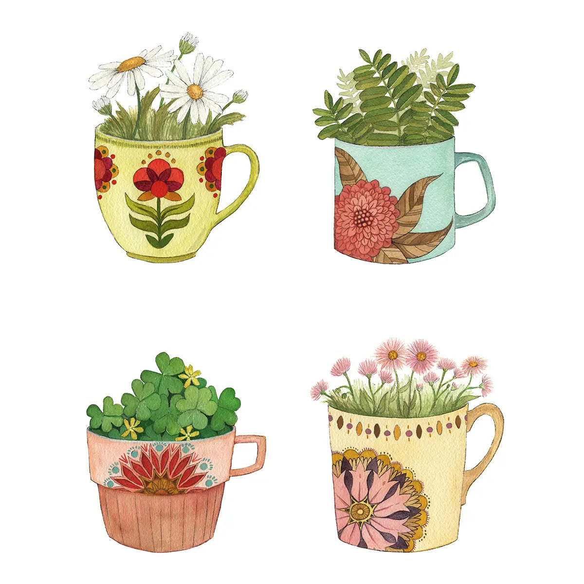 Botanical: Cup Collection by Jess Polanshek