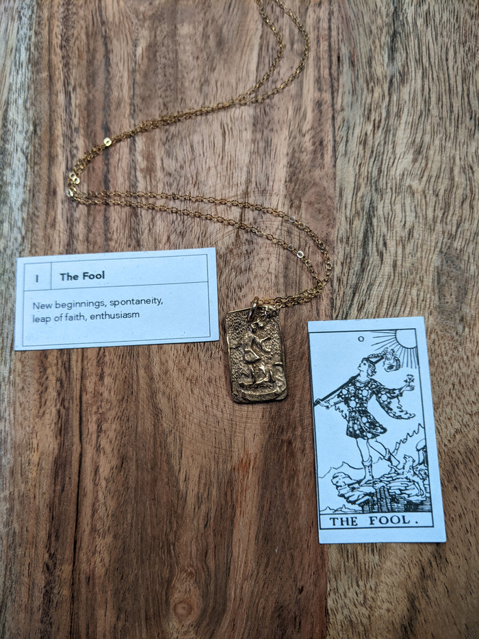 The Fool Tarot Necklace-