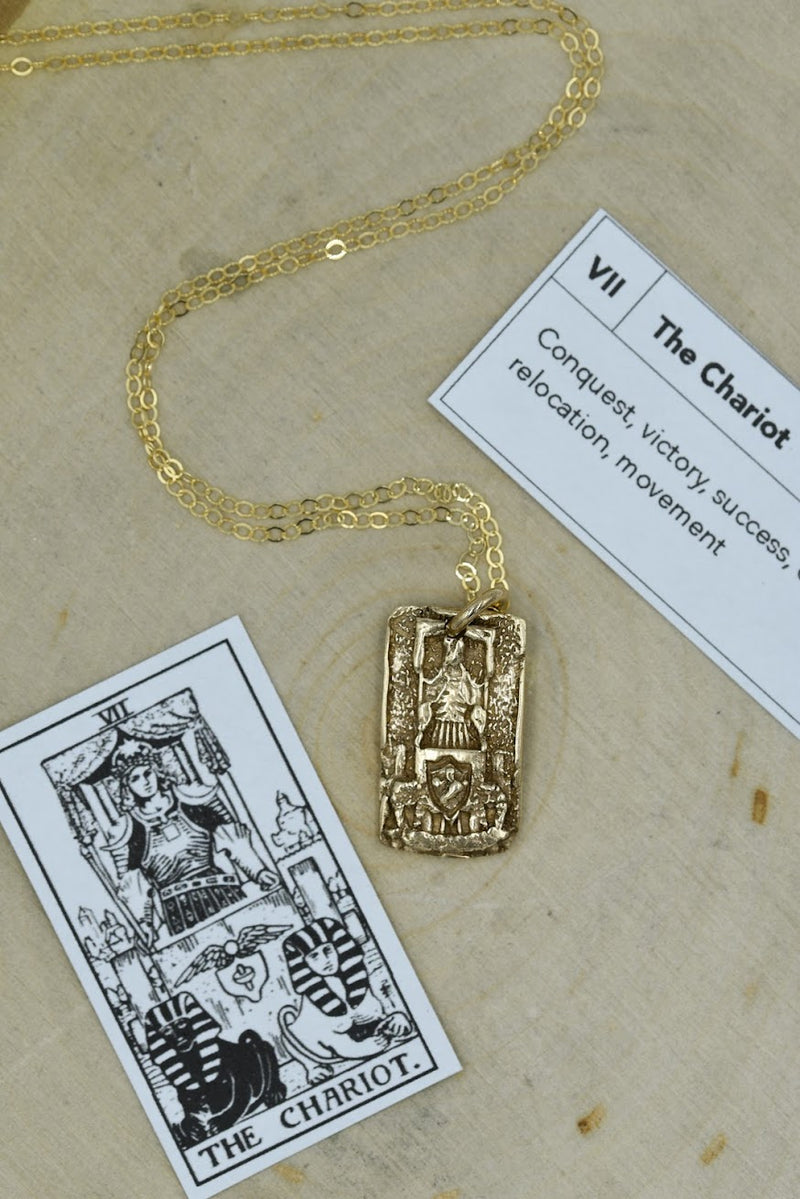The Chariot Tarot Necklace