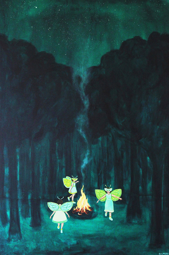 Fireflies Around The Flame